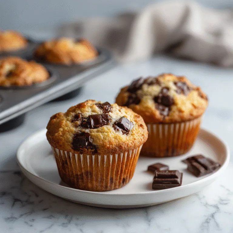 Salted Caramel Chocolate Chunk Muffins: Bakery Bliss in Every Bite