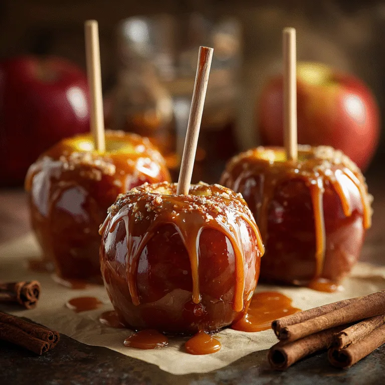 ???? Candy Apples – The Iconic Fall Treat That Brings Back Childhood Memories