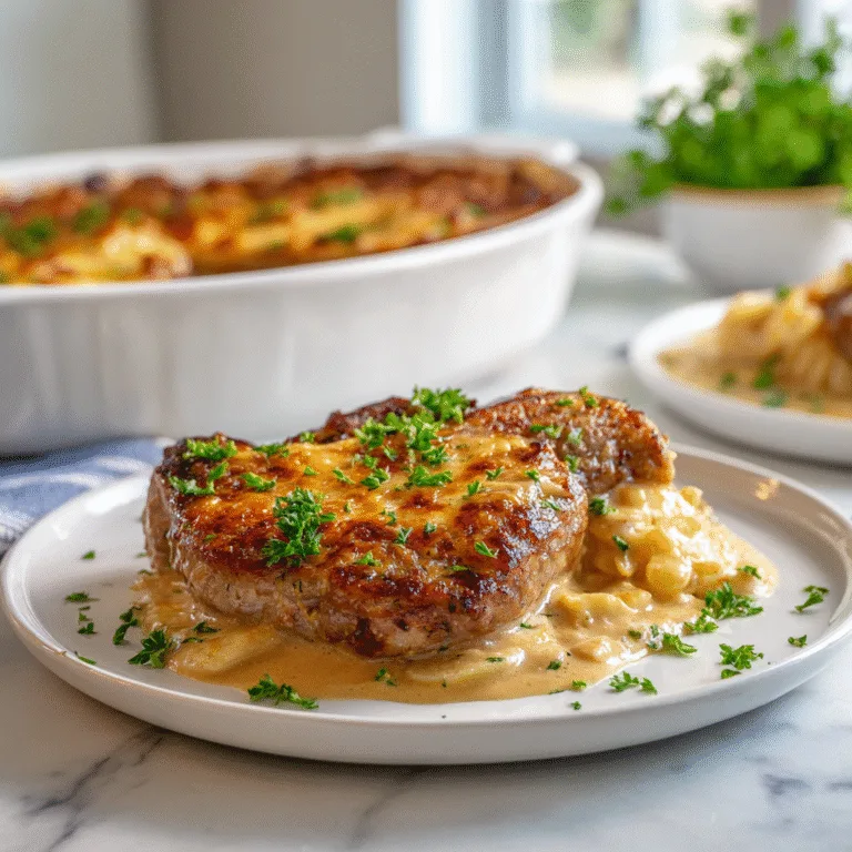 Smothered Pork Chop and Scalloped Potato Casserole: The Ultimate Comfort Food Fusion