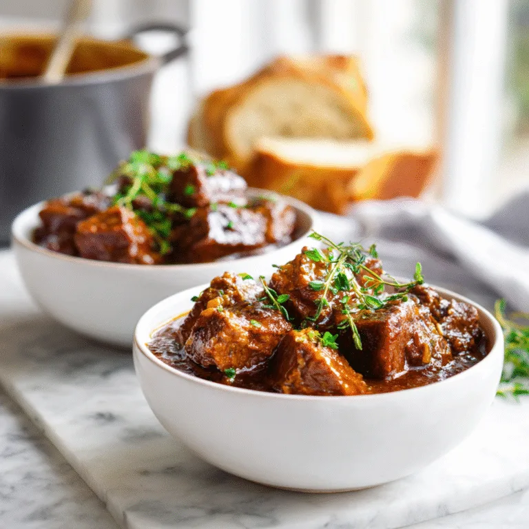 Balsamic Bourbon Pork Stew with Bacon, Apples, and Prunes: A Comforting Fall Classic