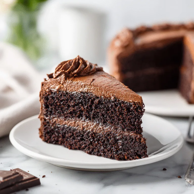 Moist Chocolate Cake with Chocolate Fudge Frosting: The Ultimate Decadent Dessert Recipe