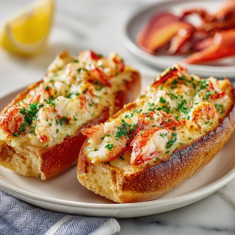 Lobster-Stuffed Garlic Bread Boats: The Ultimate Seafood Party Indulgence