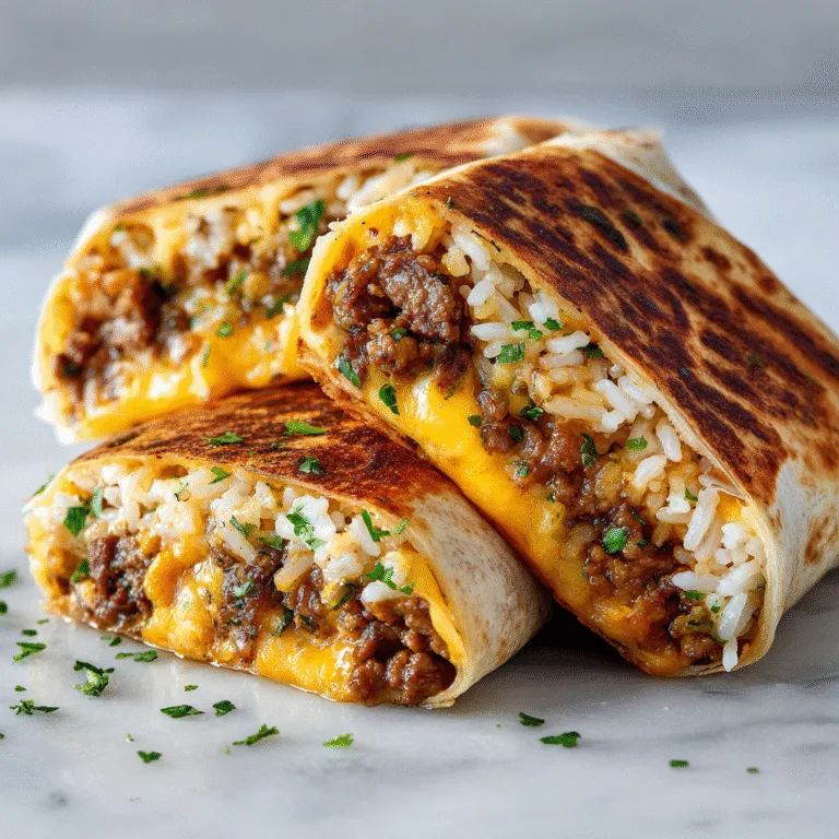 ???? Homemade Grilled Cheese Burrito – The Ultimate Comfort Food Mash-Up