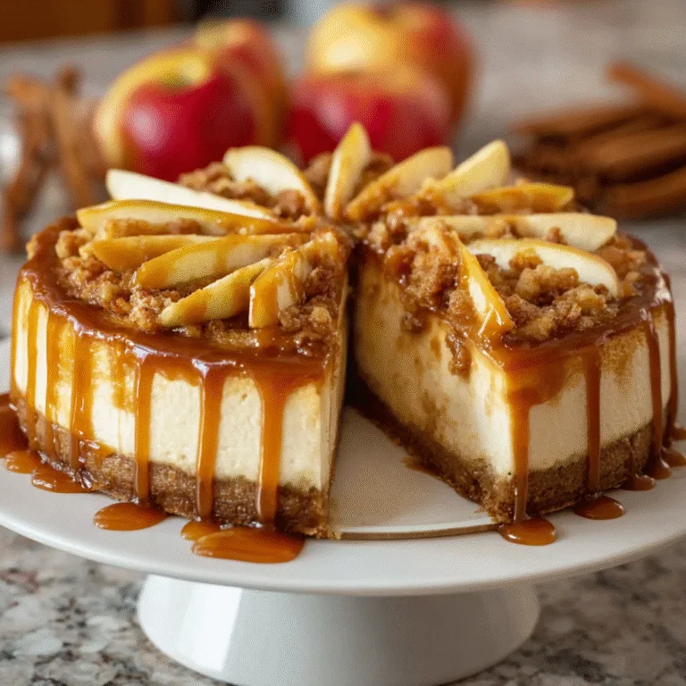 Salted Caramel Apple Pie Cheesecake: The Ultimate Fall Dessert