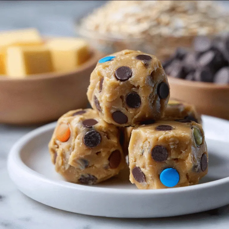 No-Bake Cookie Dough Bites: The Guilt-Free Snack You’ll Crave