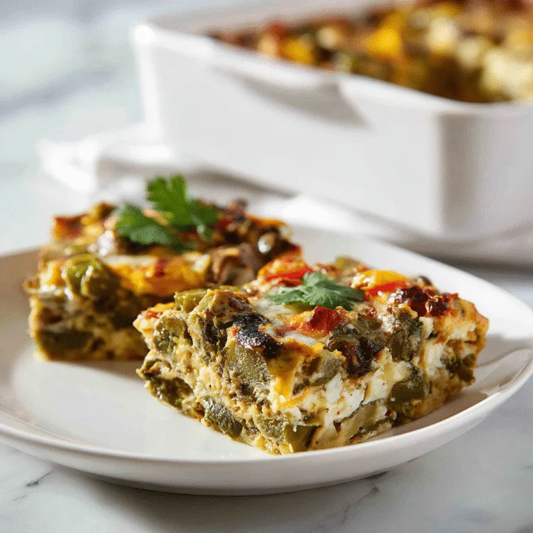 Poblano Casserole: A Cheesy, Smoky Comfort Dish