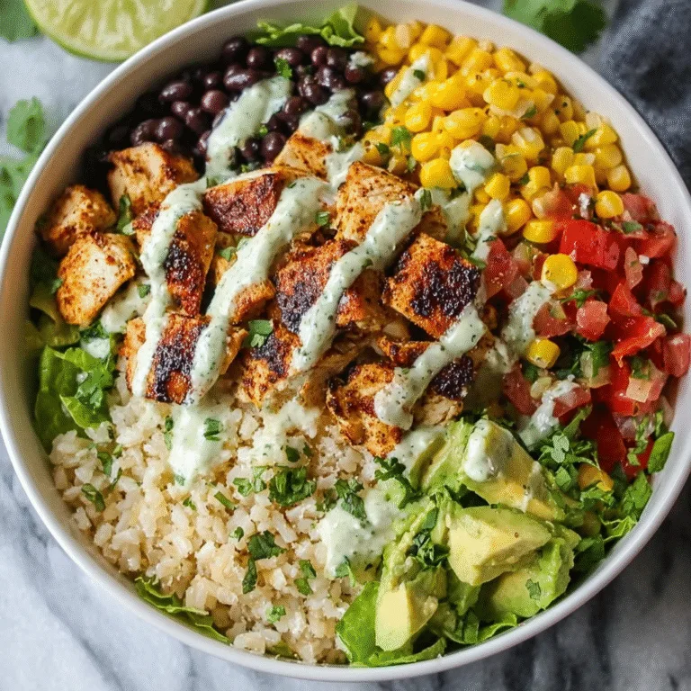 Southwest Chicken Bowl: A Colorful, Protein-Packed Power Meal