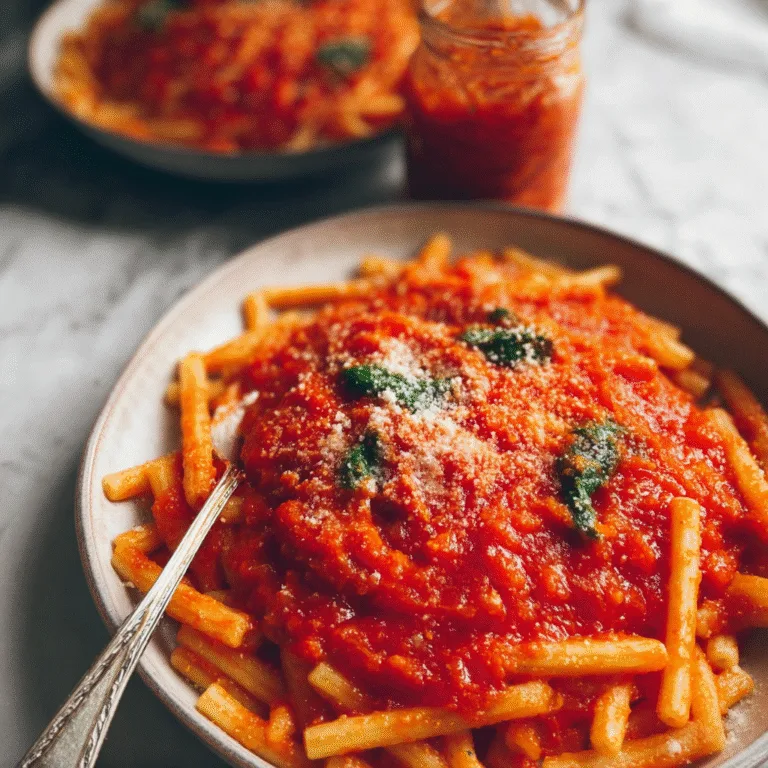 Tomato Sauce with Hidden Vegetables – A Flavorful Way to Sneak in the Good Stuff!