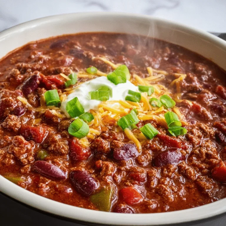 Crock Pot Chili: The Ultimate Hearty Comfort Food