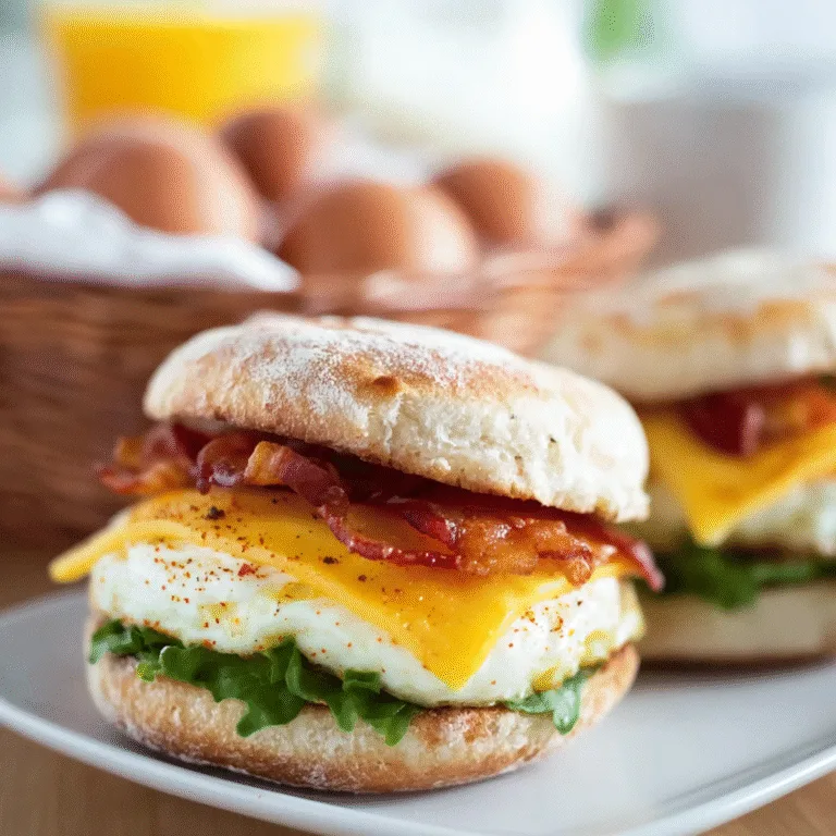 Freezer Breakfast Sandwiches: Quick & Easy Morning Meal