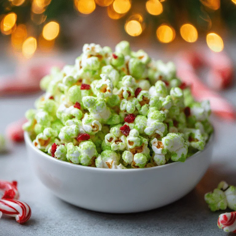 Christmas Grinch Popcorn Recipe – Quick, Easy, and Festively Delicious!