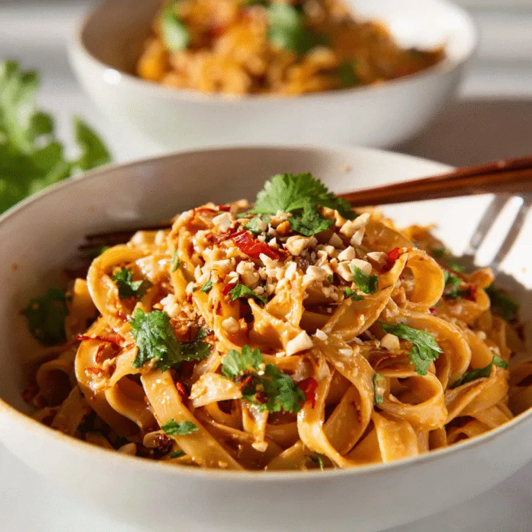 5-Minute Peanut Noodles – Quick, Creamy, and Delicious