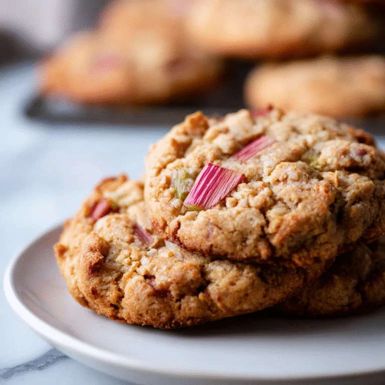 Rhubarb Cookies: A Sweet and Tart Spring Treat