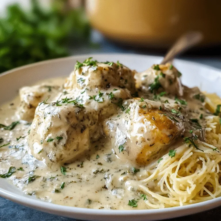 Crockpot Angel Chicken Delight – The Creamiest Comfort Food You’ll Ever Make