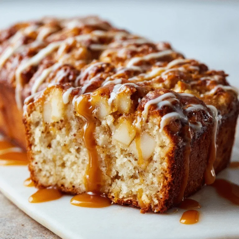 Caramel Apple Fritter Bread – A Cozy Fall Favorite