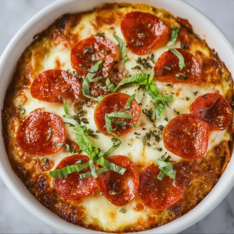 Easy Low Carb Pizza Casserole – The Ultimate Keto Comfort Food