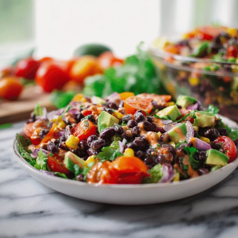 BBQ Ranch Black Bean Salad – A Fresh, Flavor-Packed Salad for Any Season