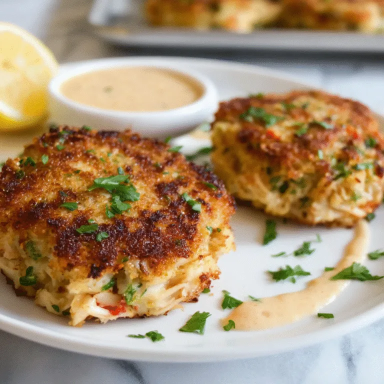 Homemade Crab Cakes – Crispy on the Outside, Tender on the Inside