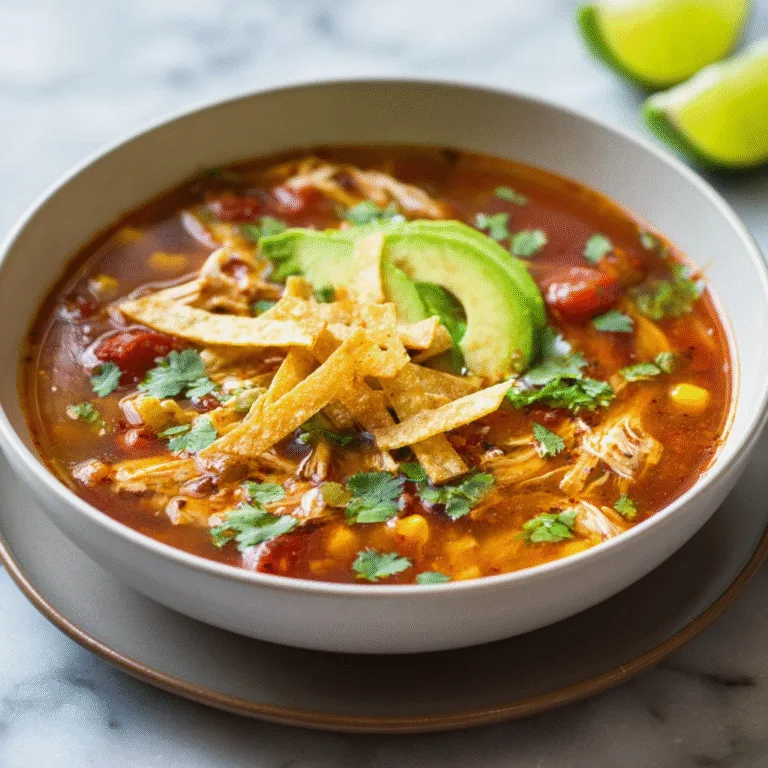 Slow Cooker Chicken Tortilla Soup: The Cozy, Flavor-Packed Dinner Your Family Will Love