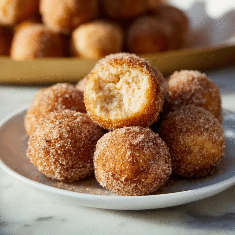 Cinnamon Sugar Donut Holes: Soft, Warm, Bite-Sized Perfection