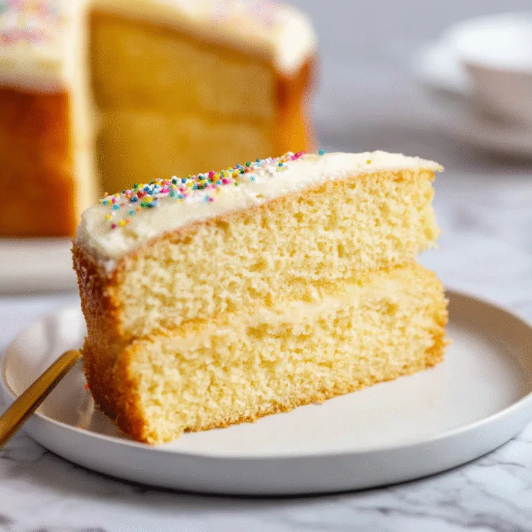 The Best Homemade Vanilla Cake — A Fluffy, Moist, Classic Layer Cake Made Completely From Scratch