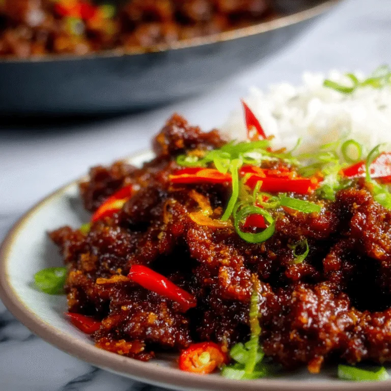Crispy Chilli Beef (Better Than Takeout!) — The Ultimate Sweet, Spicy, Perfectly Crunchy Chinese-Style Beef
