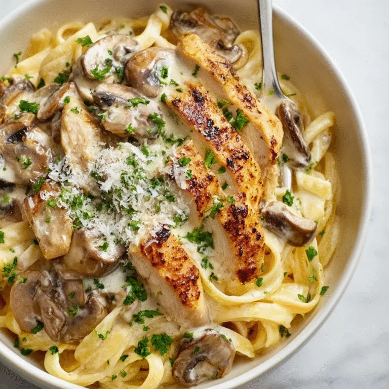 Creamy Chicken and Mushroom Pasta – The Ultimate Comfort Dinner