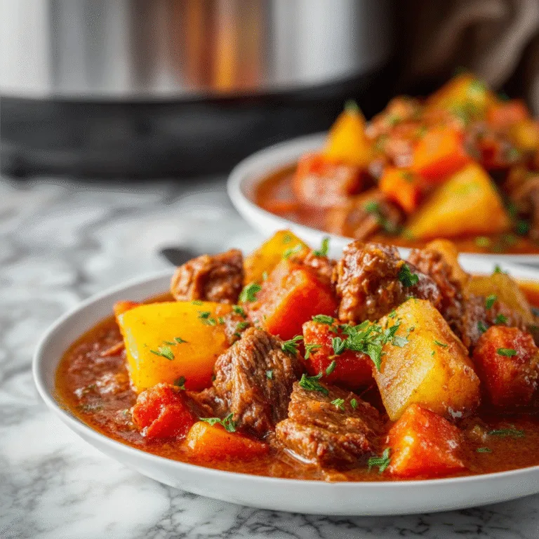 Slow Cooker Poor Man’s Stew – A Hearty, Budget-Friendly Classic