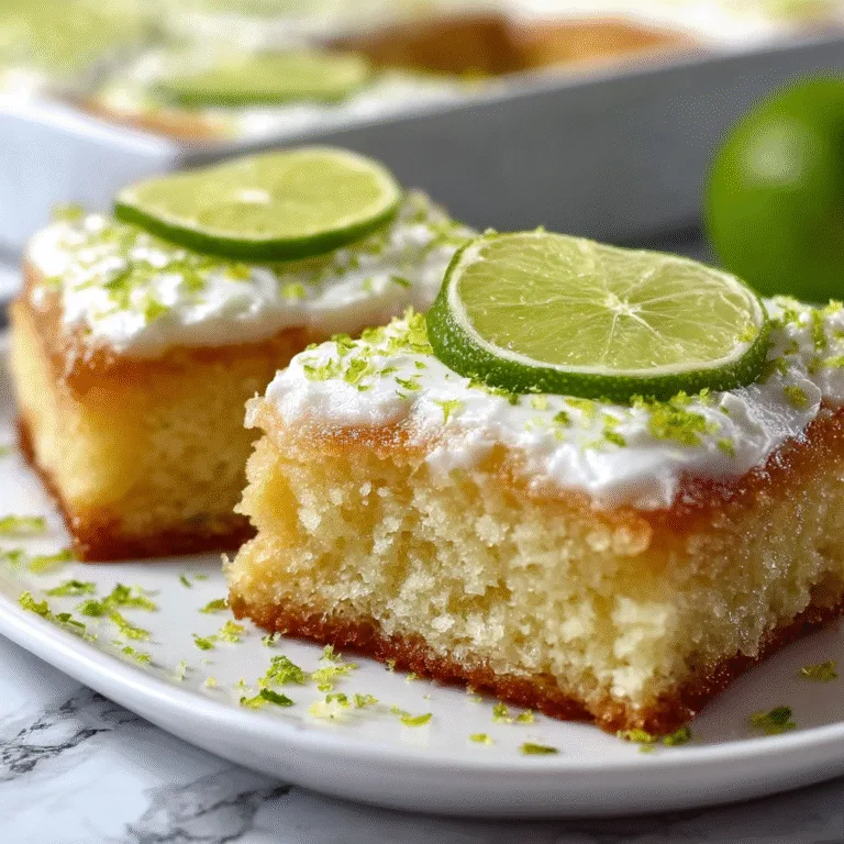 Margarita Lime Cake Bars: A Bright, Boozy Treat That Screams Summer