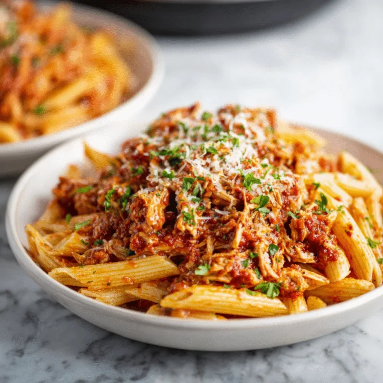 Slow Cooker Chicken Bolognese Pasta: A Cozy, Hands-Off Dinner Your Family Will Love