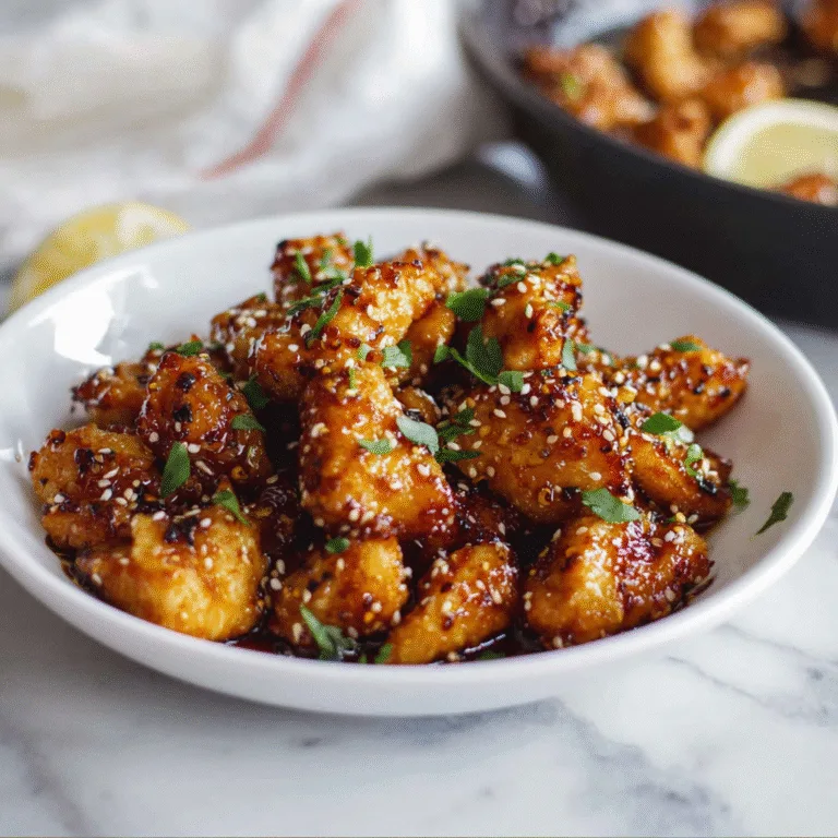 Honey Garlic Chicken Bites: Sticky, Savory, Sweet, and Completely Addictive