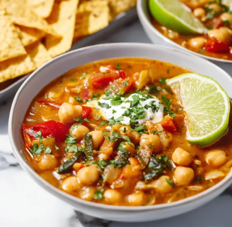 White Chickpea Chili (Vegan Twist on a Classic)
