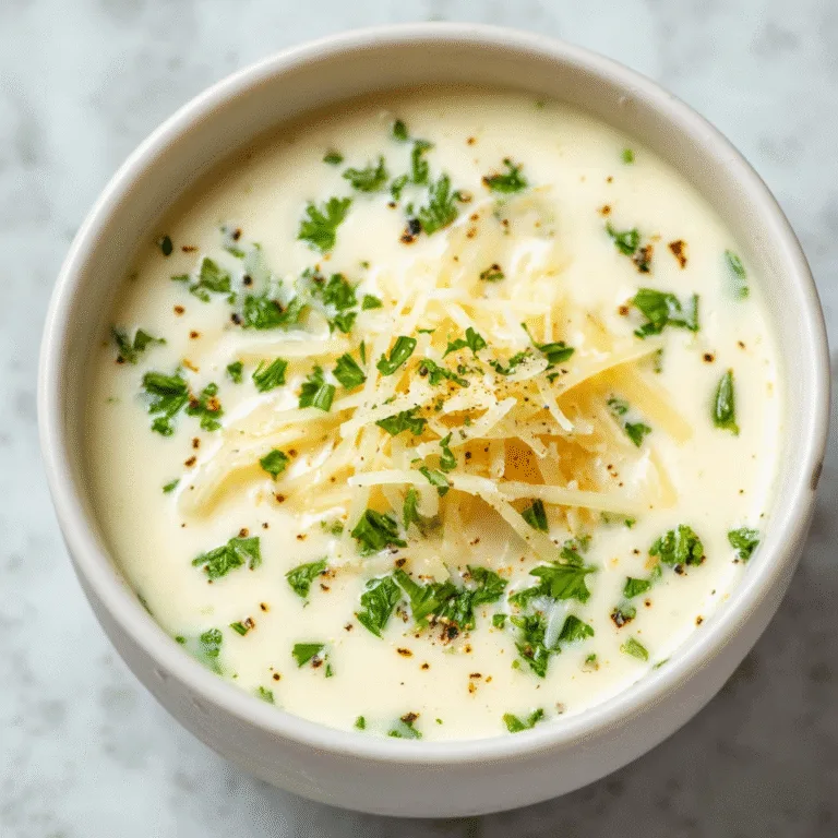 Garlic Parmesan Cream Sauce: A Luxurious, Silky Classic for Every Dish