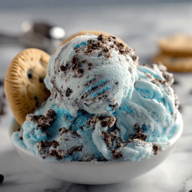 Cookie Monster Ice Cream: A Whimsical No-Churn Treat for All Ages