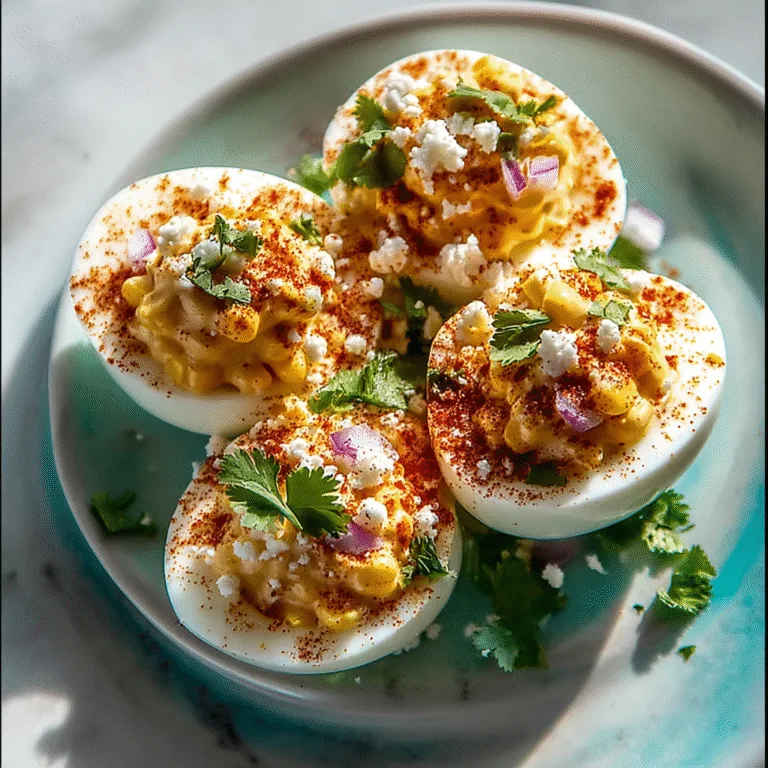 Elote Deviled Eggs with Chipotle Mayo: A Flavor-Packed Fiesta Appetizer