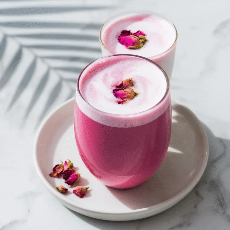 The Ultimate Rose Pink Latte Recipe: A Café-Worthy Aesthetic Drink You Can Make at Home