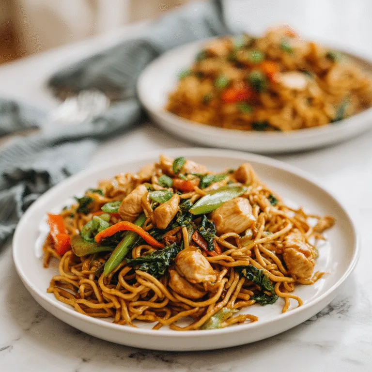 Chicken Chow Mein with the Best Chow Mein Sauce: A Better-Than-Takeout Favorite You Can Make at Home