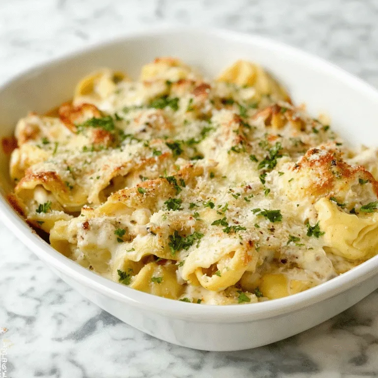 The Ultimate Alfredo Tortellini Bake: Creamy, Cheesy, Dreamy Comfort Food