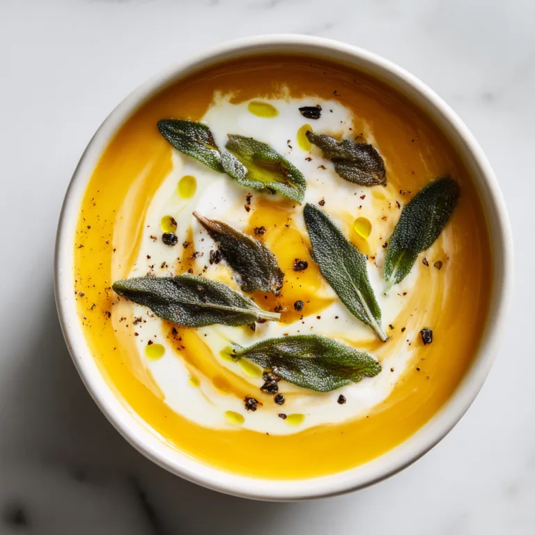 Sage Roasted Butternut Squash Soup: A Cozy Classic Reinvented