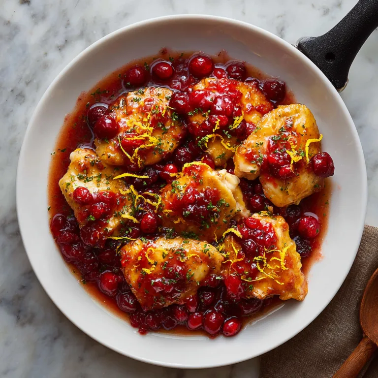 Cranberry Orange Chicken: A Sweet-and-Savory Dinner That Feels Special Every Time