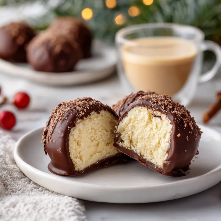 Creamy Eggnog Truffles with Dark Chocolate Coating: The Ultimate Holiday Treat
