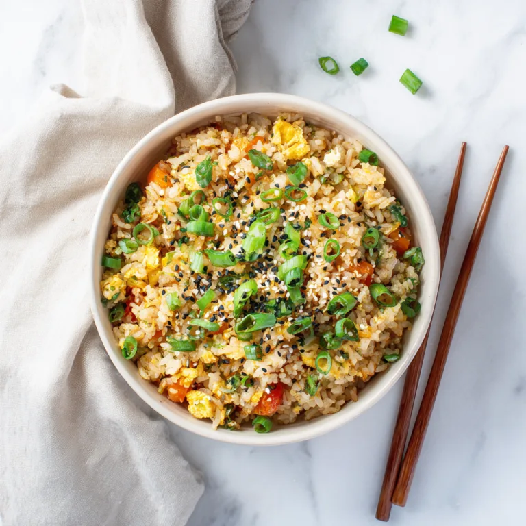 Dump-and-bake fried rice