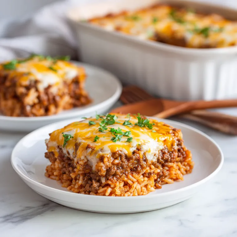 Mexican Ground Beef Casserole with Rice: A Hearty, Family-Friendly Classic
