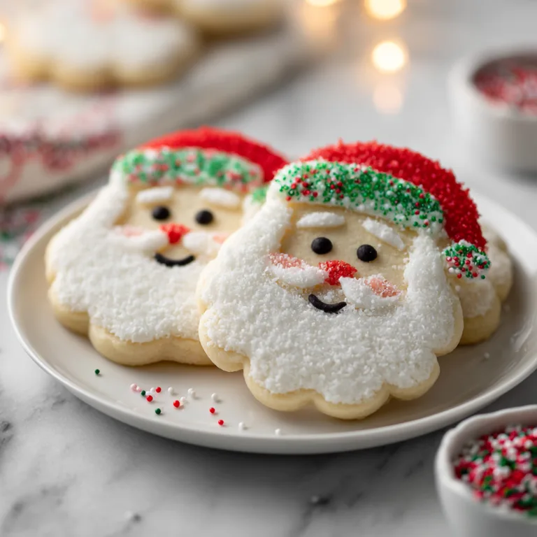 Festive Santa Sugar Cookies: The Ultimate Holiday Baking Treat