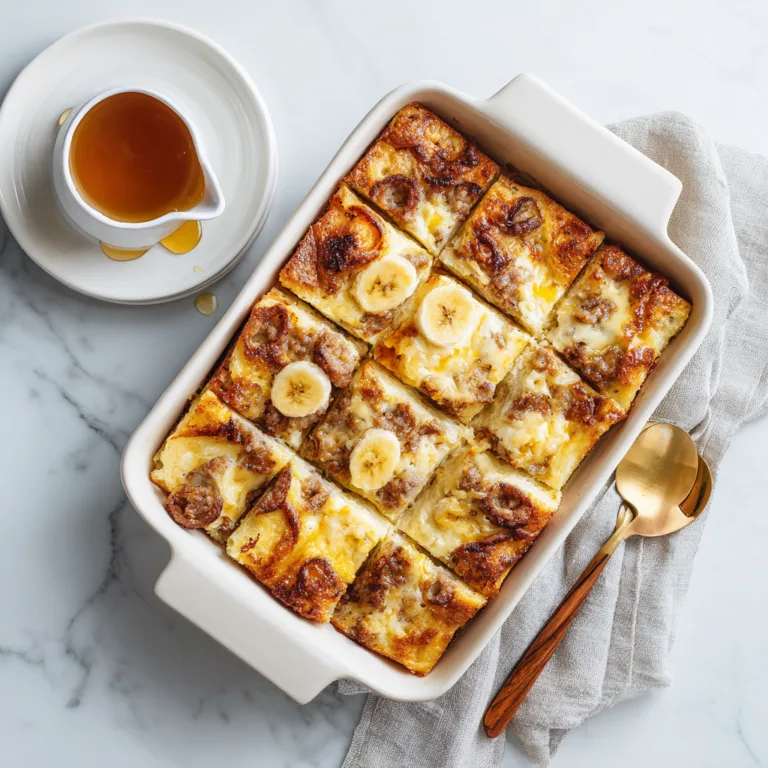 Pancake Sausage Casserole: The Ultimate Sweet-and-Savory Breakfast Bake