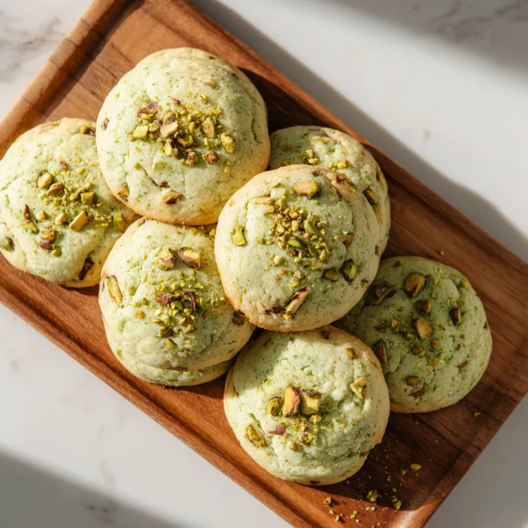 Soft and Chewy Pistachio Pudding Cookies: A Bakery-Style Treat Made Easy