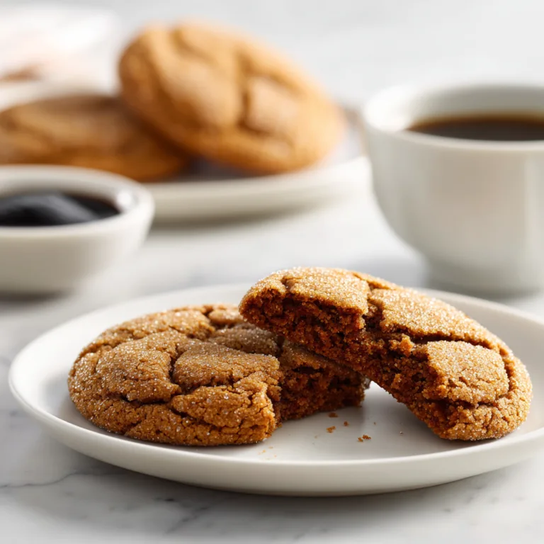 Bakery Style Molasses Cookies: Soft, Chewy, and Packed with Old-Fashioned Flavor