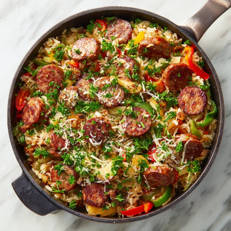 Easy Italian Sausage and Rice Skillet: A One-Pan Comfort Food Classic