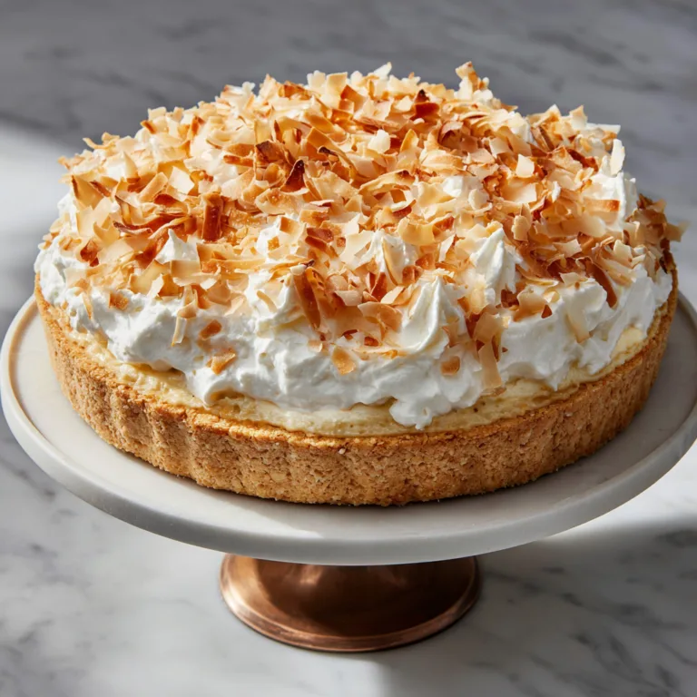 Classic Coconut Cream Pie Recipe with Toasted Coconut Topping