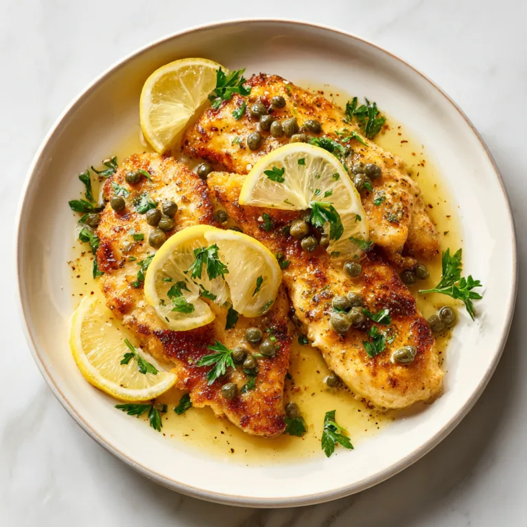 Chicken Piccata Recipe: Easy Lemon Caper Sauce Italian Dinner